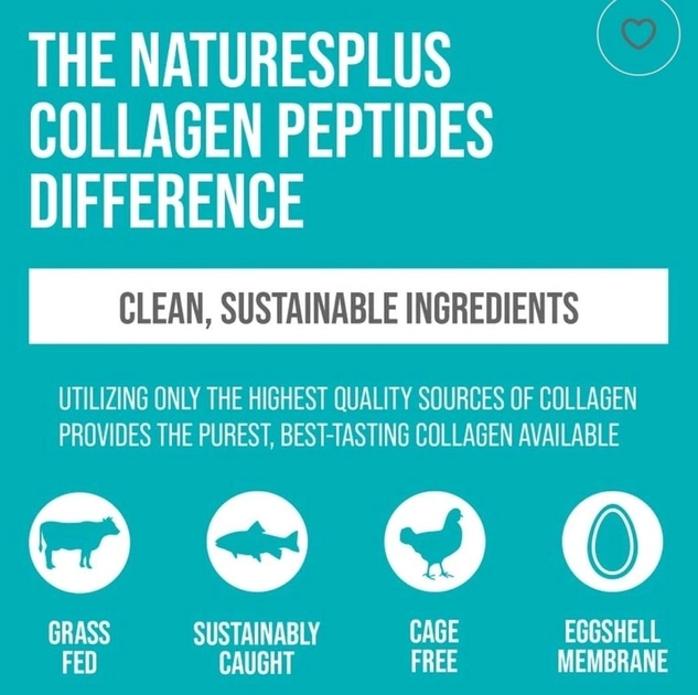 Пептиди колагену Natures Plus Collagen Peptides смак Vanilla 364 г - Image 3