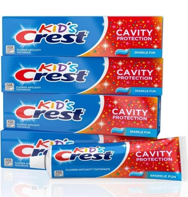 Зубна паста Crest Kids Cavity Protection Toothpaste Sparkle Fun Flavor 130 г - Зображення 3