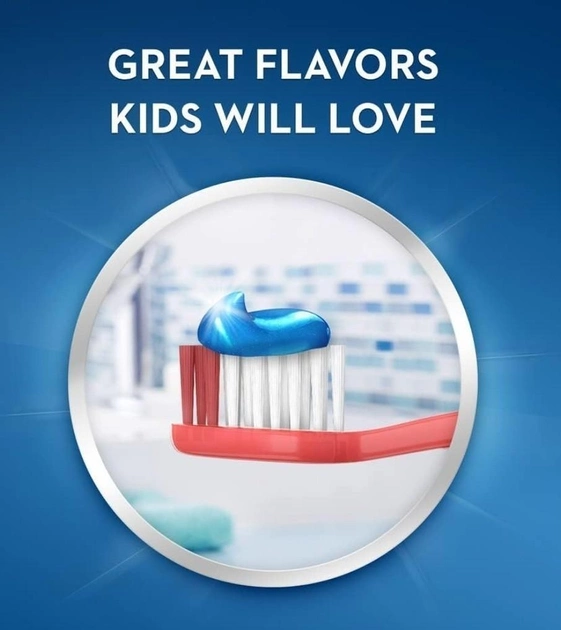 Зубна паста Crest Kids Cavity Protection Toothpaste Sparkle Fun Flavor 130 г - Зображення 6