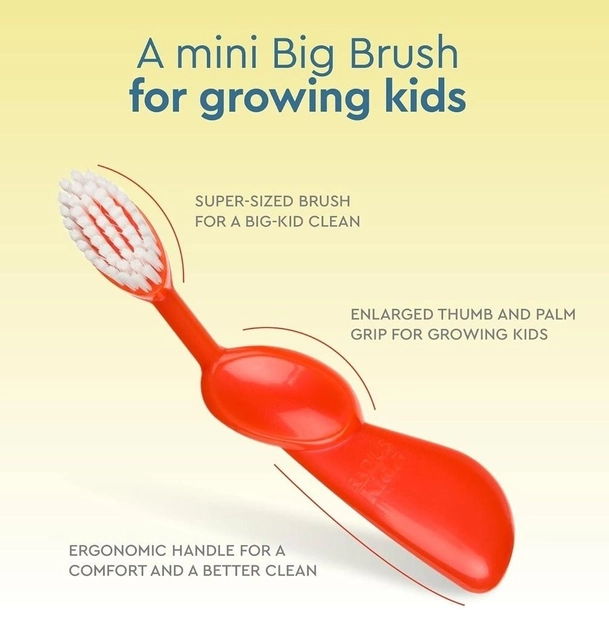 Зубна щітка RADIUS Kids Toothbrush Children's Right Hand дитяча блакитна - Зображення 2