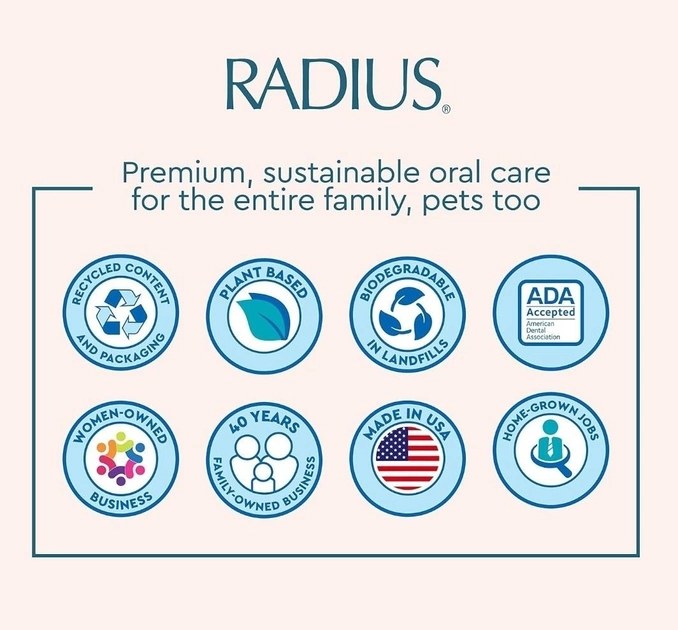 Зубна щітка RADIUS Kids Toothbrush Children's Right Hand дитяча помаранчева - Зображення 4