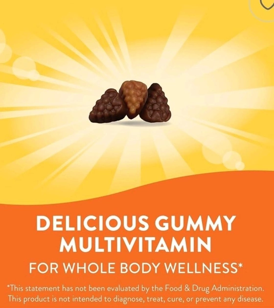 Alive! жувальний мультивітамін Nature's Way для дорослих та дітей зі смаком фруктів 90 жувальних таблеток - Зображення 3