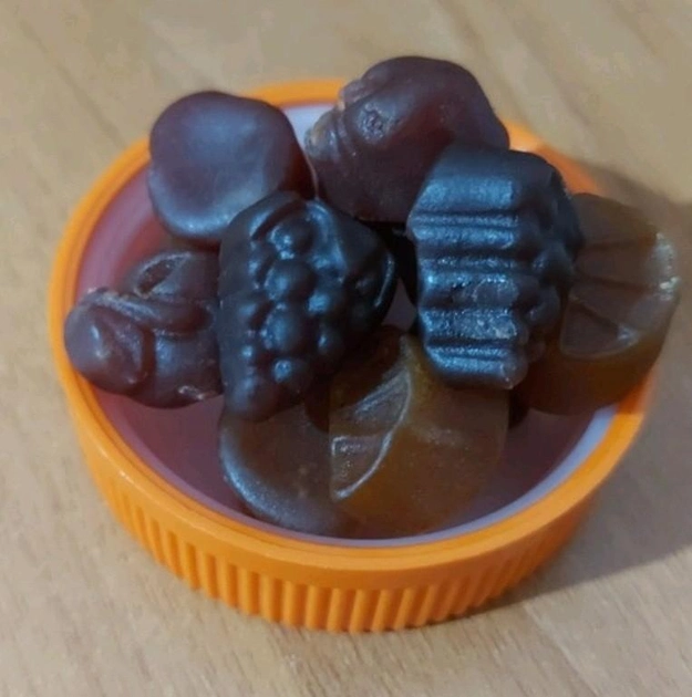 Alive! мультивітаміни для дітей Nature's Way вишня апельсин і виноград 60 жувальних мармеладок - Зображення 7