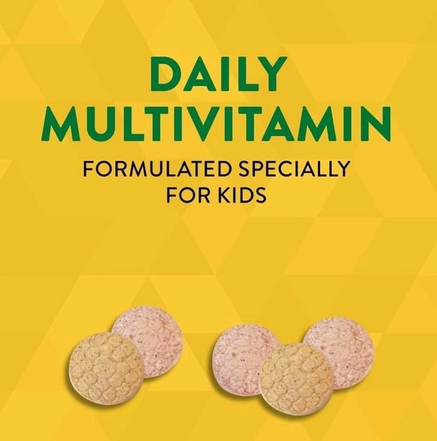 Alive! жувальні мультивітаміни для дітей Nature's Way зі смаком апельсина та ягід 120 жувальних таблеток - Image 5