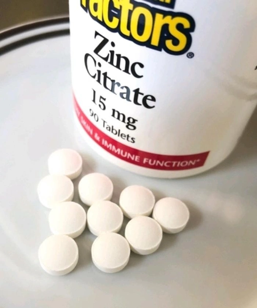 Цитрат цинку Natural Factors 15 мг 90 таблеток - Image 4