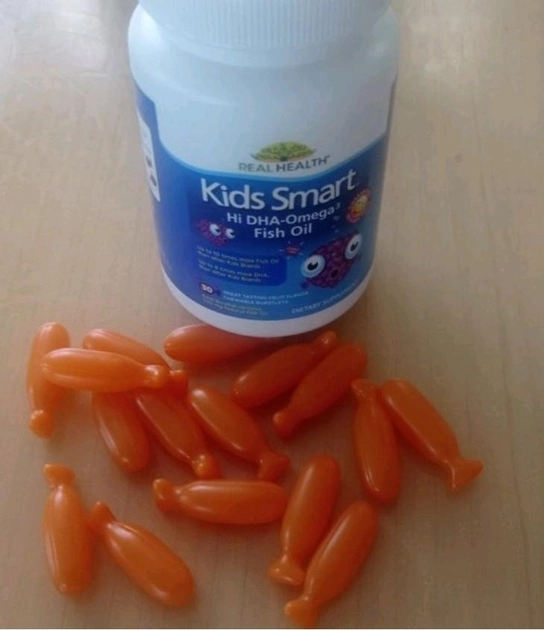 Kids Smart риб’ячий жир із високим вмістом омега-3 ДГК Bioglan фруктовий смак 30 жувальних капсул - Image 7