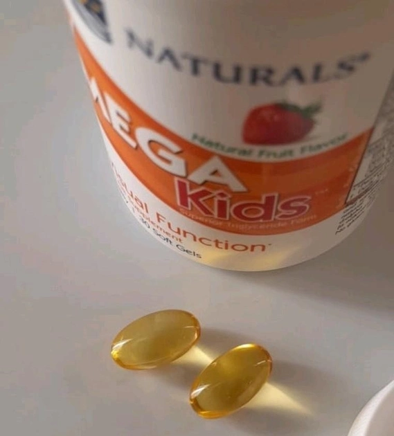 Омега для дітей Nordic Naturals для щоденного вживання зі смаком натуральних фруктів 340 мг 30 капсул - Image 3