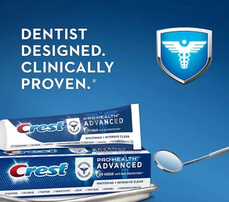 Відбілювальна зубна паста Crest Pro-Health Toothpaste Advanced White 164 г - Зображення 3
