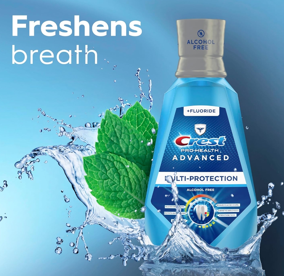 Crest ополіскувач для ротової порожнини Pro Health Advanced Multi-Protection Mouthwash 500мл - Зображення 7