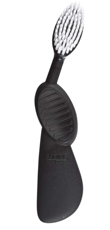 Зубна щітка RADIUS Flex Brush Toothbrush доросла для правші чорна - Зображення 2