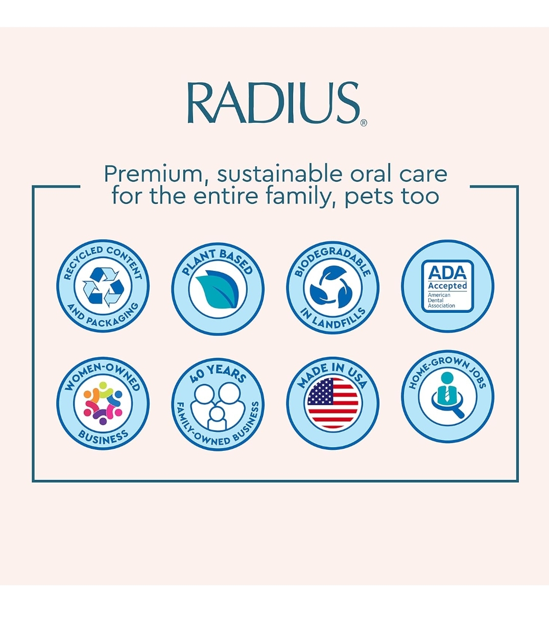 Зубна щітка RADIUS Flex Brush Toothbrush доросла для правші зелена - Зображення 3