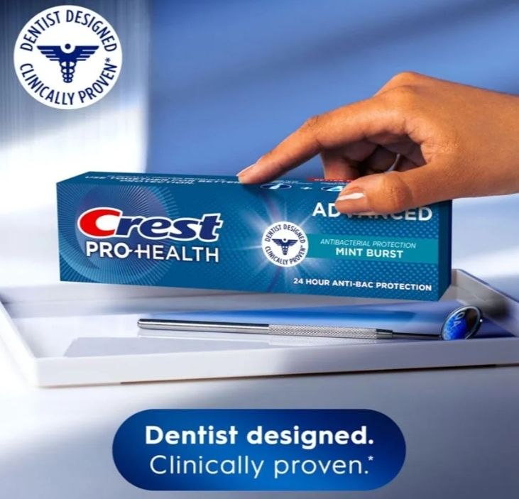 Зубна паста Crest Pro-Health Advanced Antibacterial Protection Toothpaste 141 г - Зображення 3