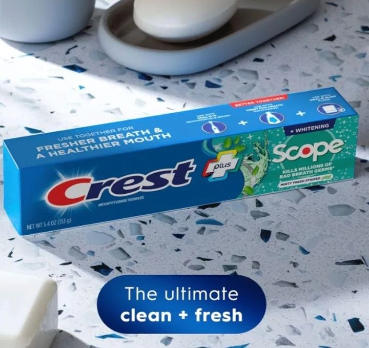 Відбілювальна зубна паста Crest Scope Whitening Toothpaste 153 г набір 3 одиниці - Зображення 2